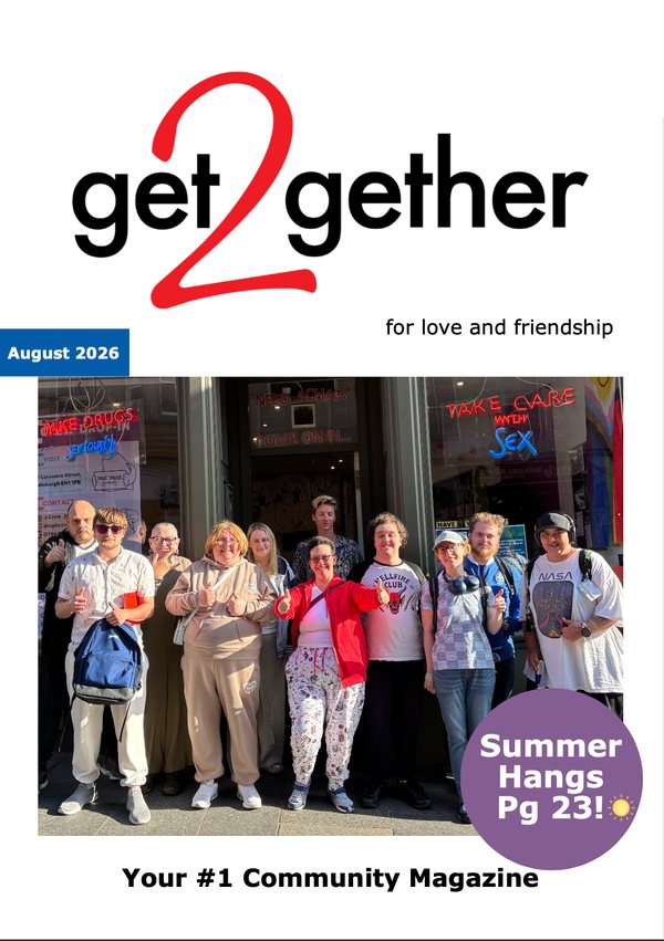 A cover of the get2gether Community Magazine