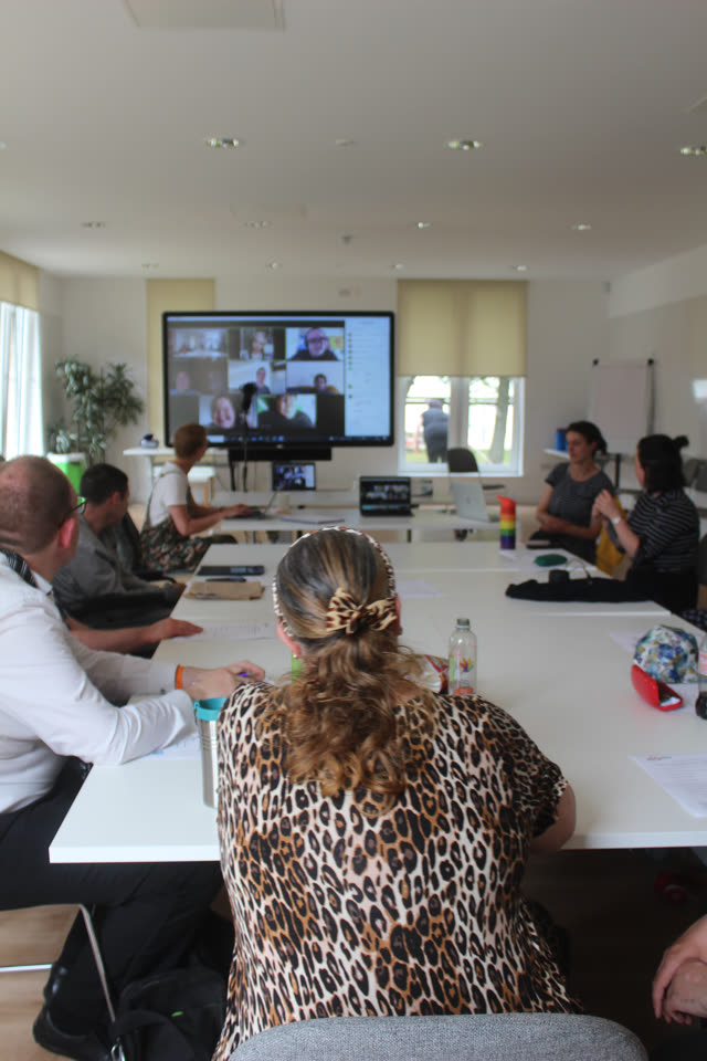 get2gether members at a Steering Group meeting